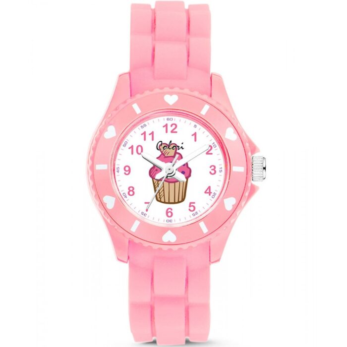 Ρολόι Colori Kids CLK119 ροζ Cupcake - Image 3