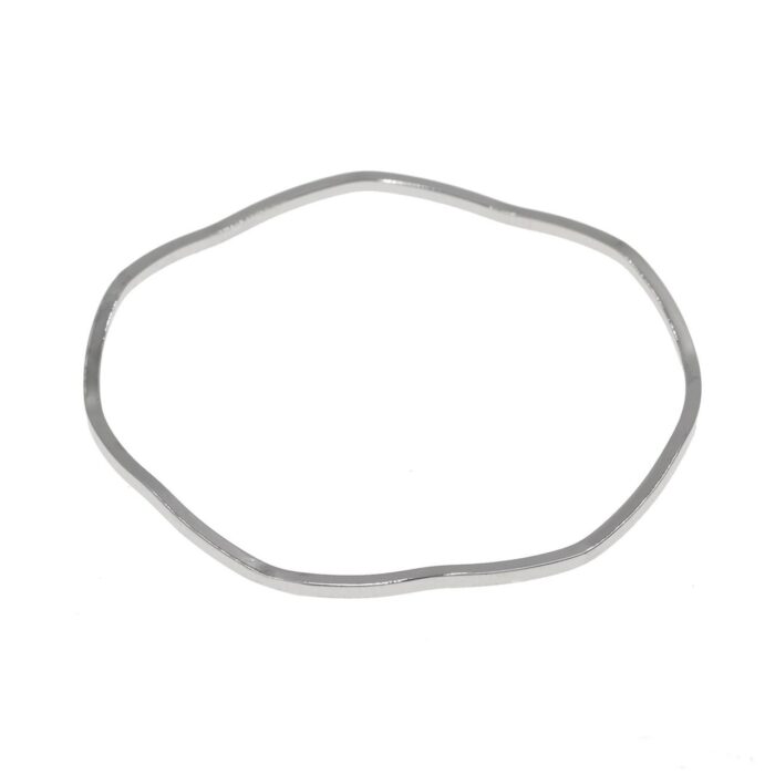 Ατσάλινο Βραχιόλι Kυματιστό Βέργα 2.5mm BR01 - Image 2