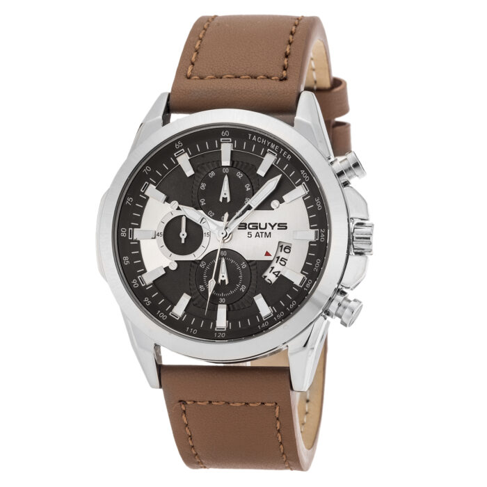 Ρολόι 3G45005 Brown Leather Strap - Image 1