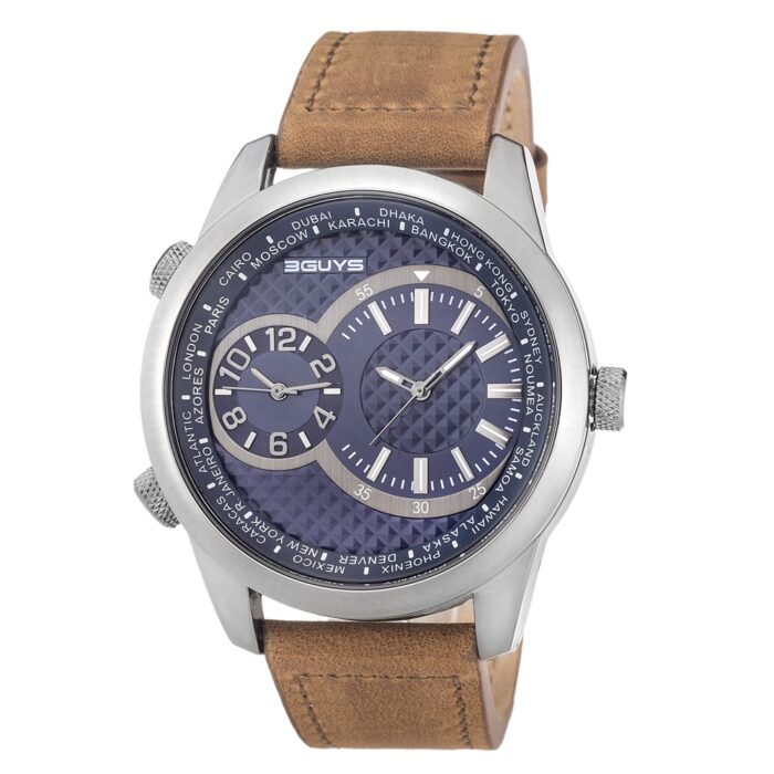 Ρολόι 3G24903 Brown Leather Strap - Image 1